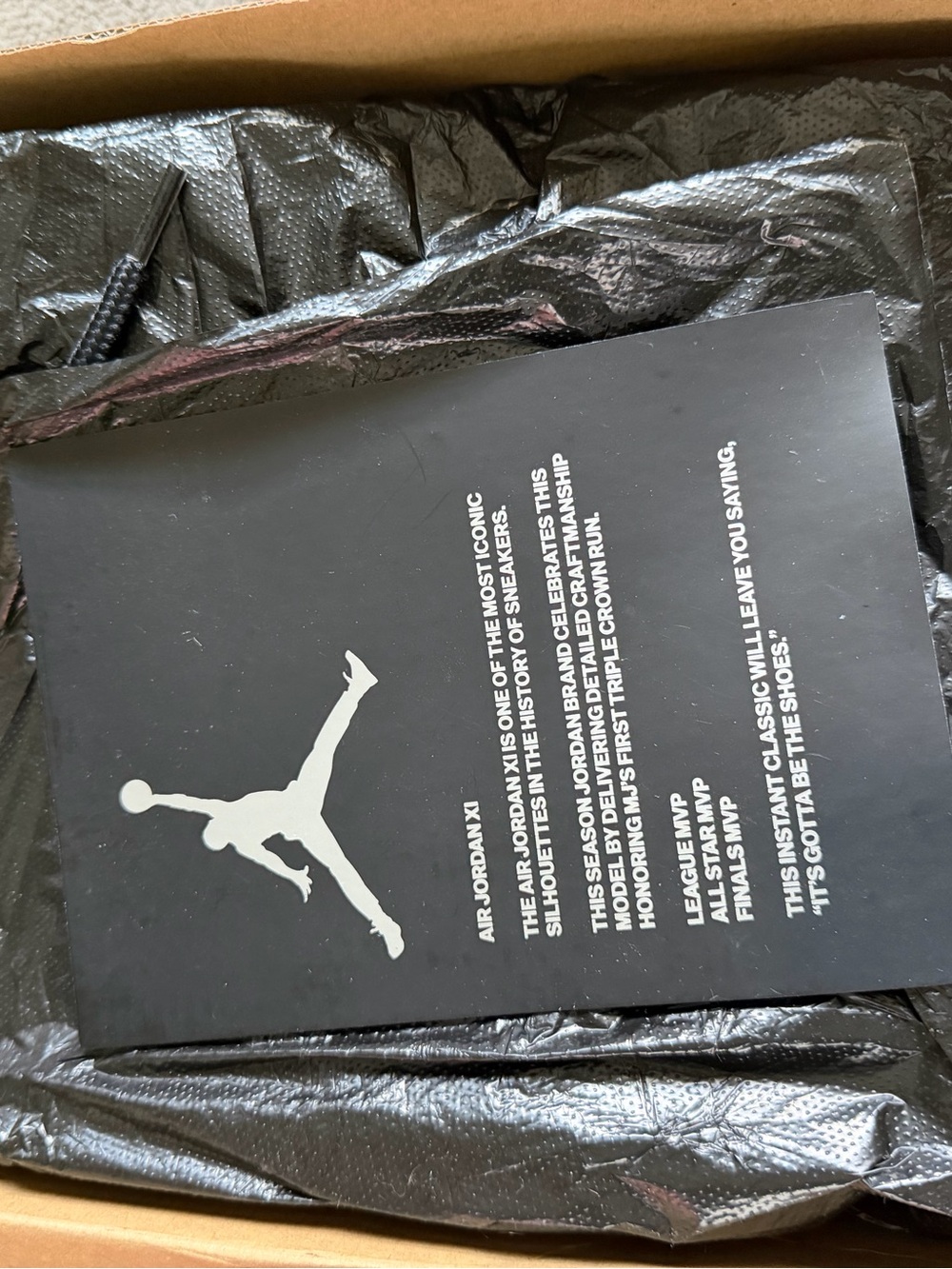 Jordan Black and White Jumpman Box Insert - Picture 9 of 9